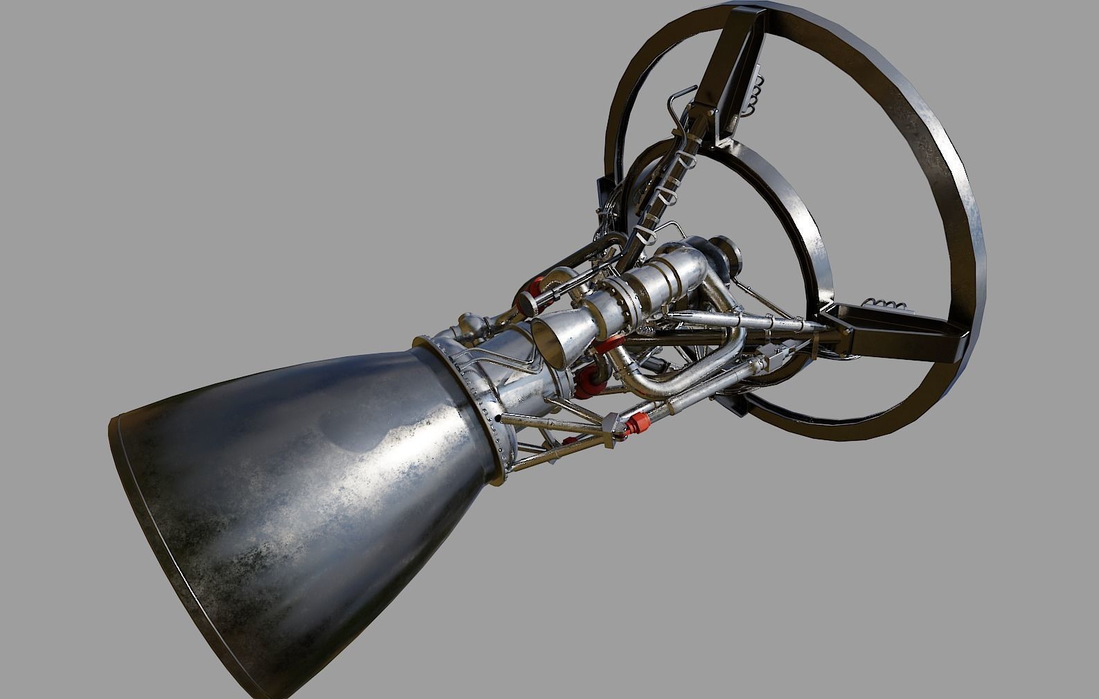 Delta IV Heavy Rocket 3D model_26