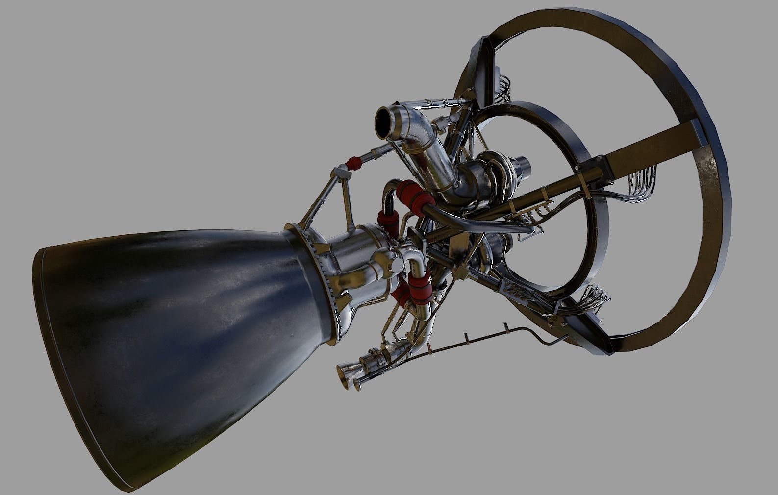 Delta IV Heavy Rocket 3D model_28