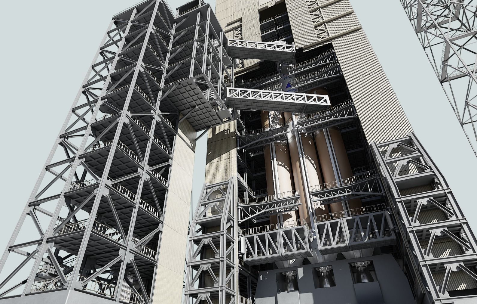 Delta IV Heavy Rocket 3D model_12