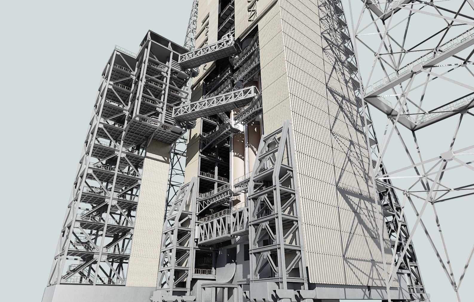 Delta IV Heavy Rocket 3D model_10