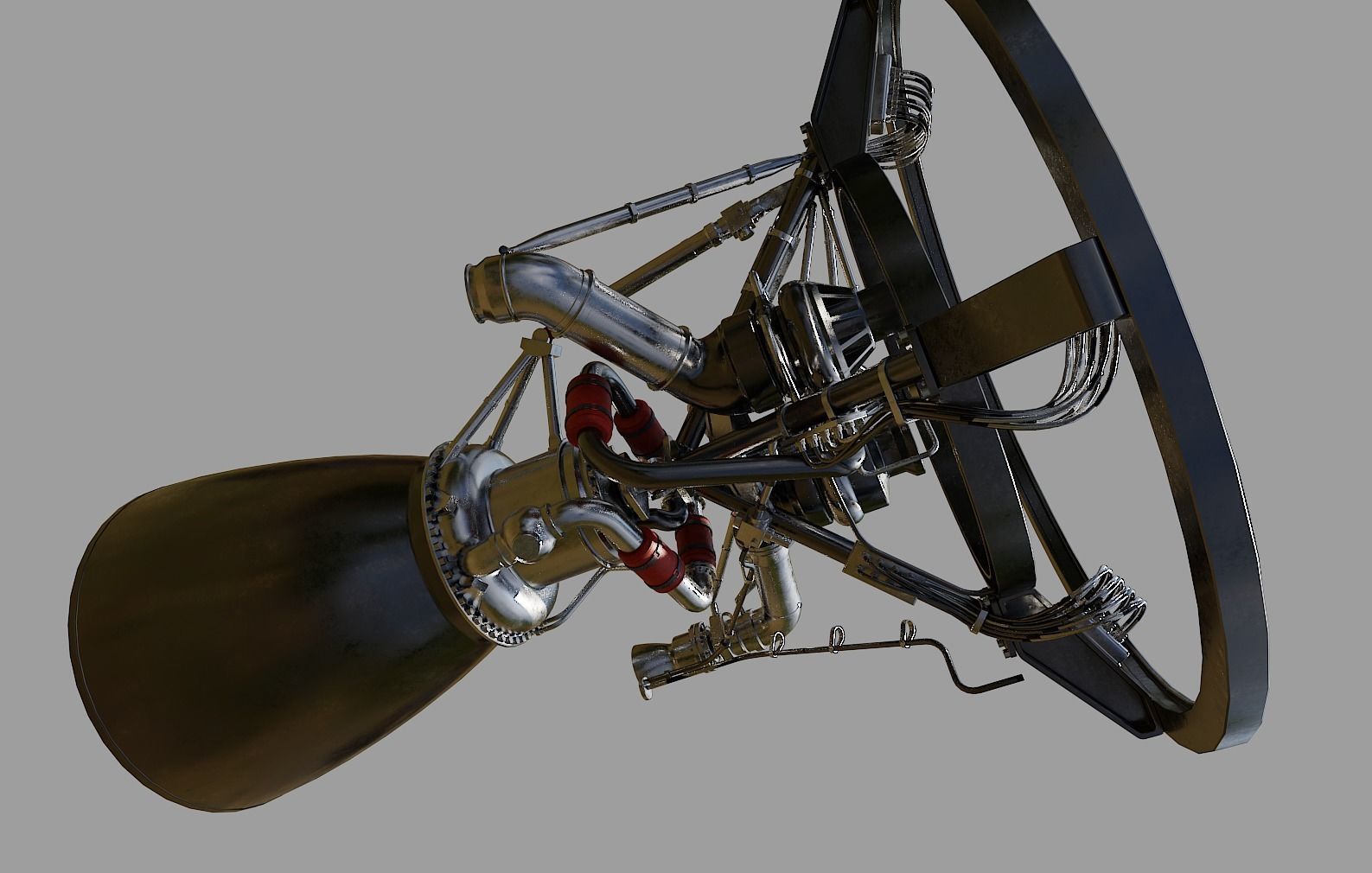 Delta IV Heavy Rocket 3D model_29