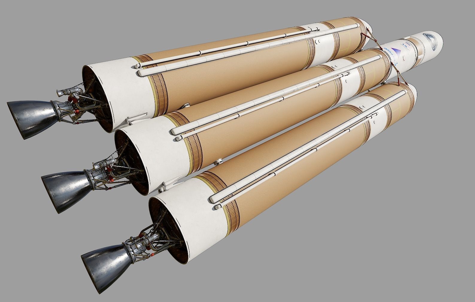 Delta IV Heavy Rocket 3D model_23