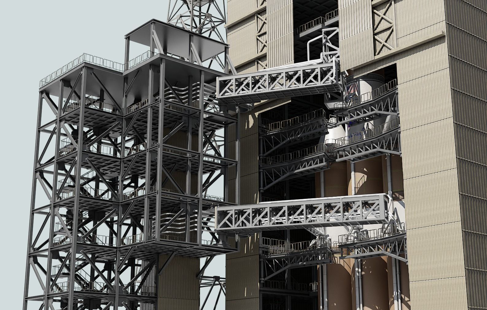 Delta IV Heavy Rocket 3D model_5