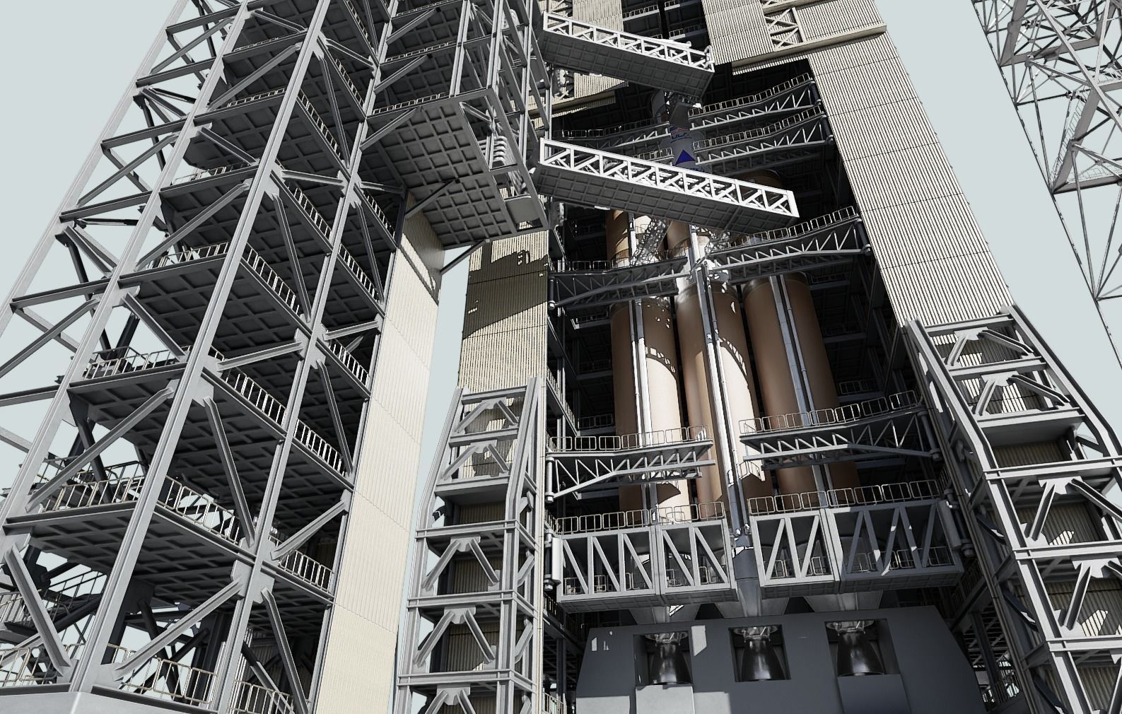 Delta IV Heavy Rocket 3D model_1