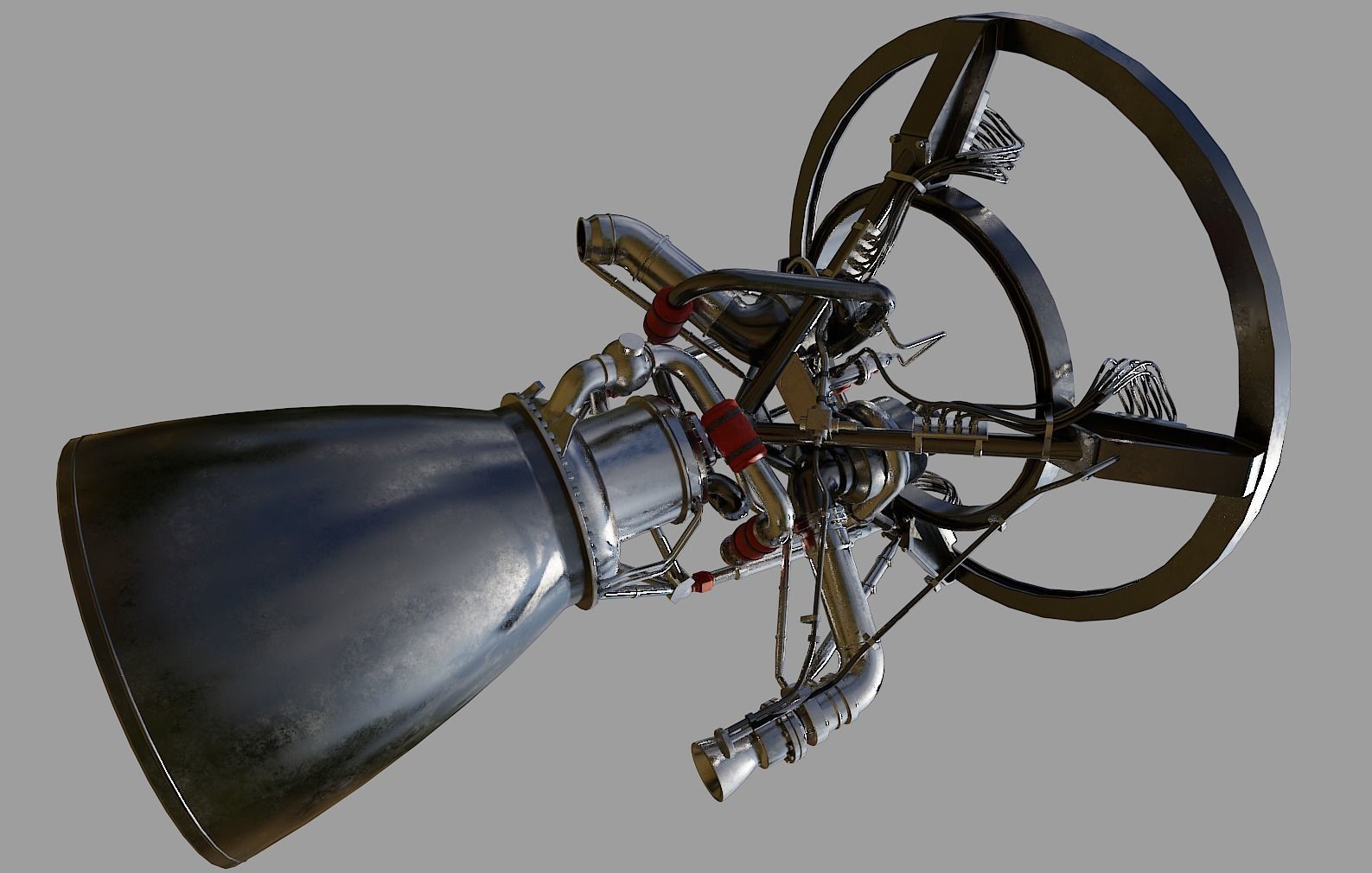 Delta IV Heavy Rocket 3D model_27