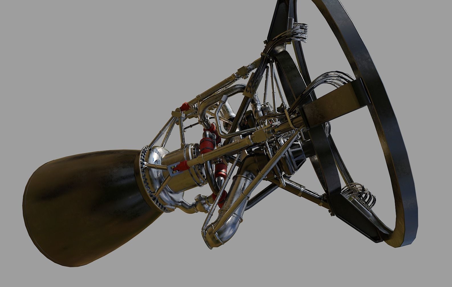 Delta IV Heavy Rocket 3D model_30