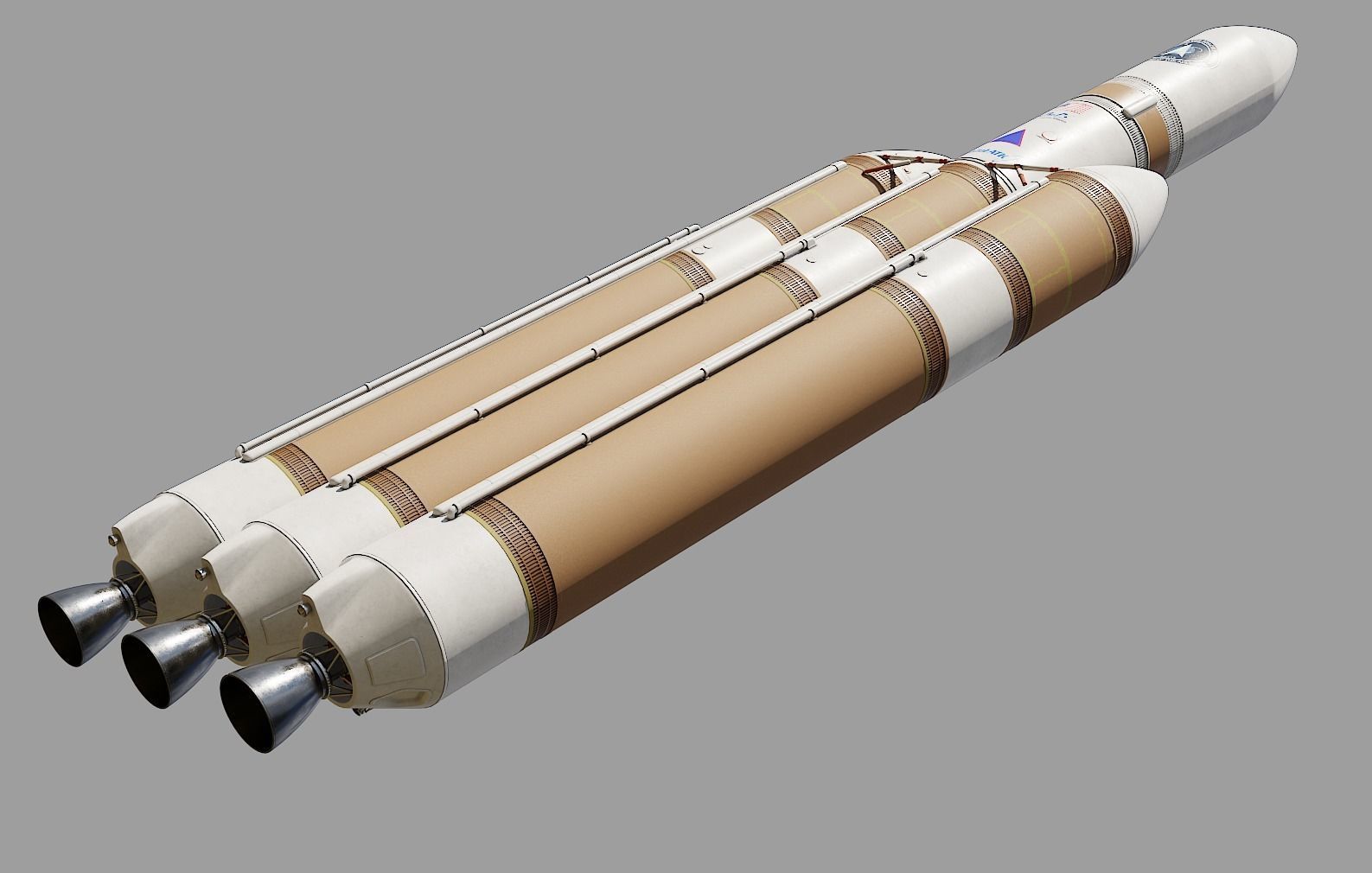 Delta IV Heavy Rocket 3D model_19
