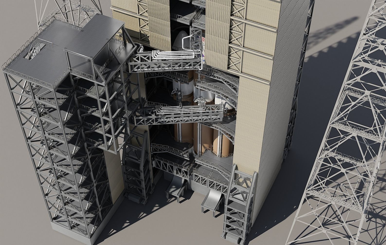 Delta IV Heavy Rocket 3D model_3