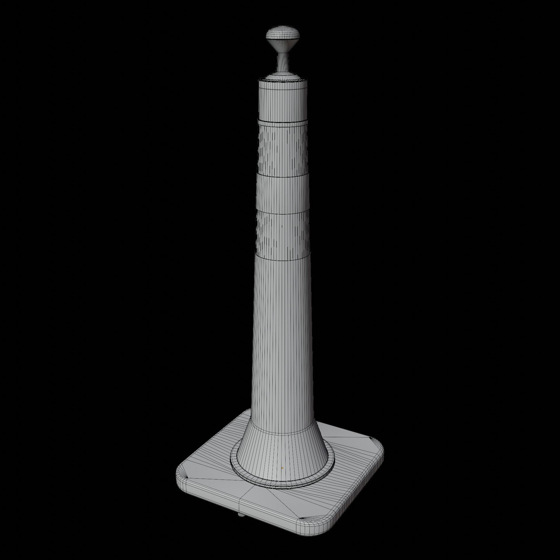 Cone 113 cm 005 3D model_10