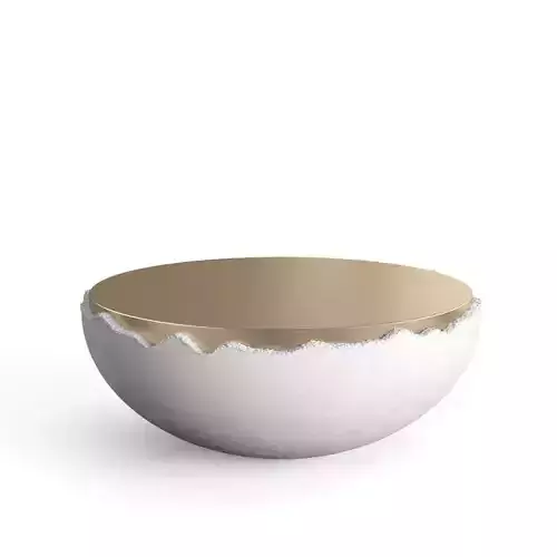 White Gold Table 3D model