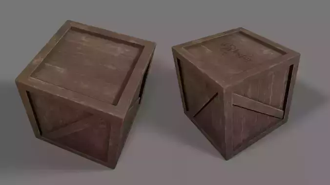 Old Western wooden Crate