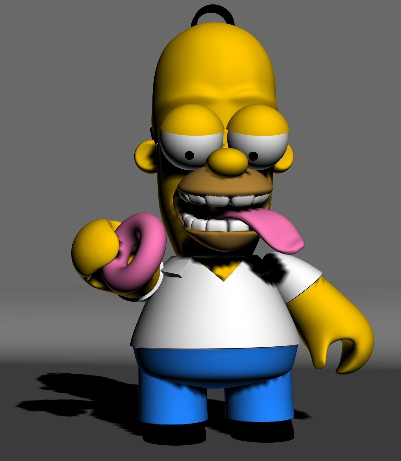 HOMERO SIMPSON CHIBI 3D print model_2