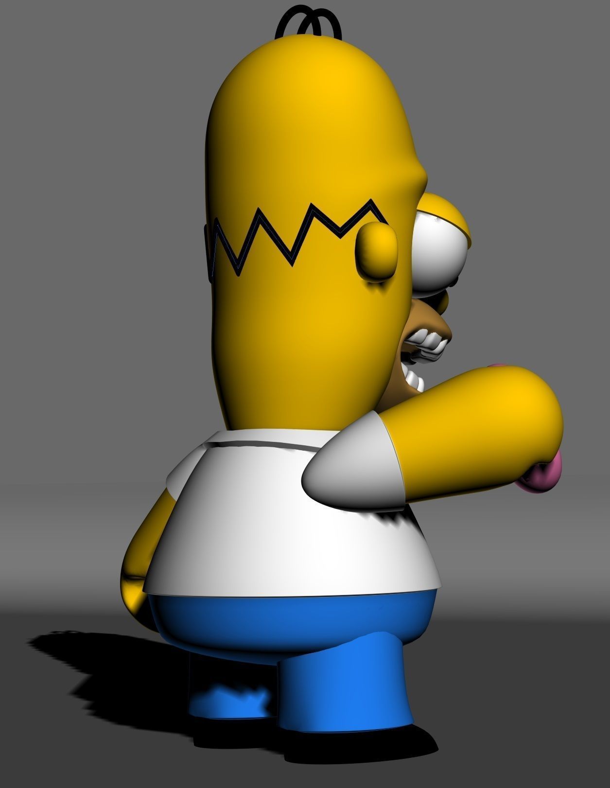 HOMERO SIMPSON CHIBI 3D print model_4