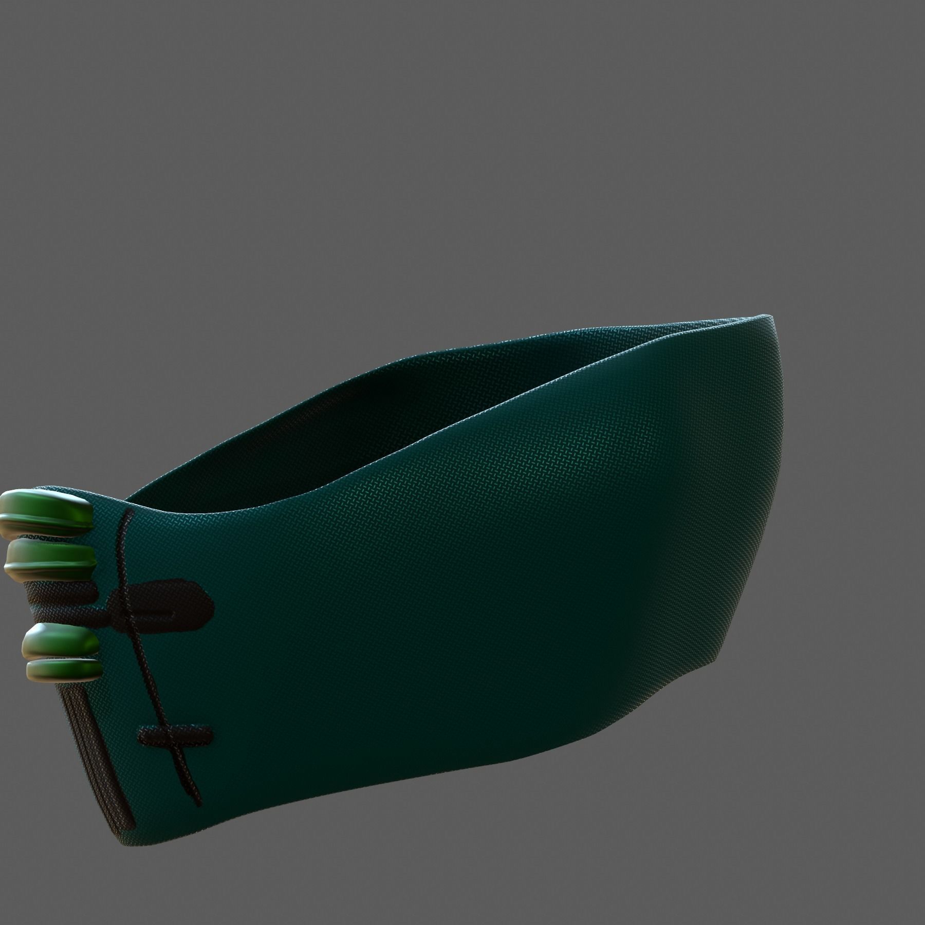 Gas mask helmet 3d model scifi Low-poly Low-poly 3D model_3