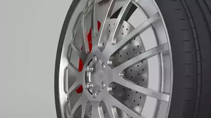 Car Wheel 3D model