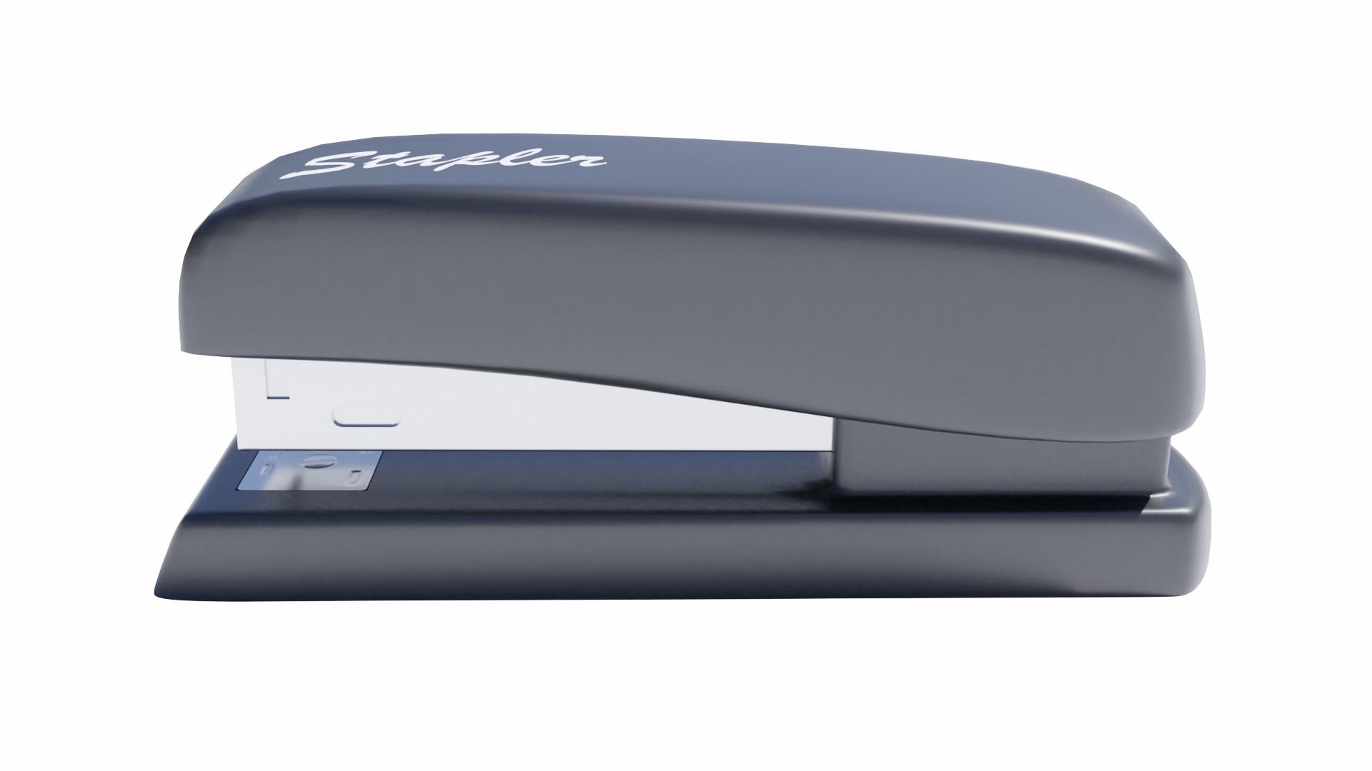 Office Stapler Low-poly 3D model_5