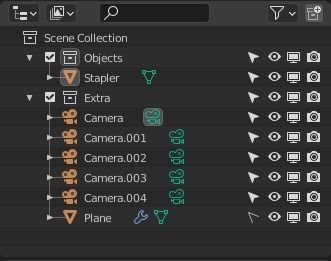 Office Stapler Low-poly 3D model_13