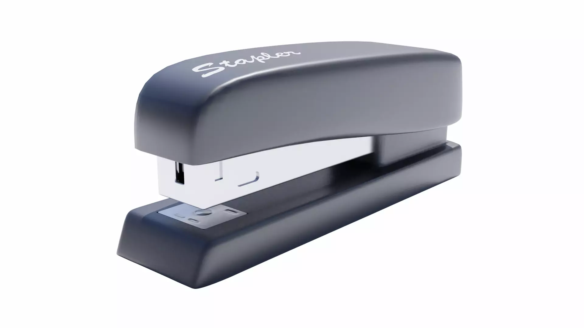 Office Stapler Low-poly 3D model_0