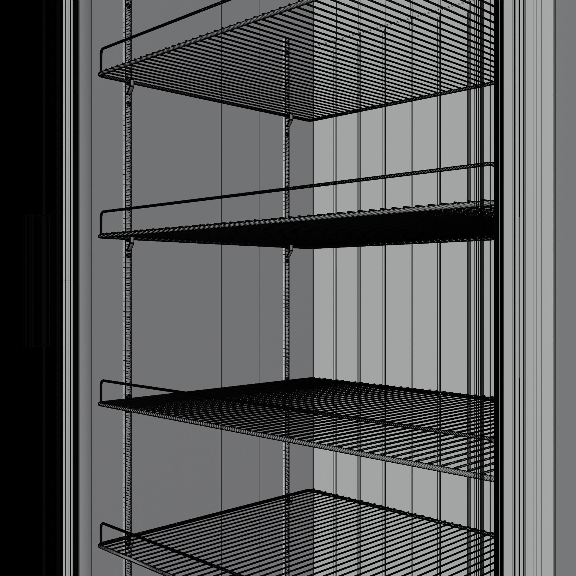 Vertical Fridge 001 3D model_20
