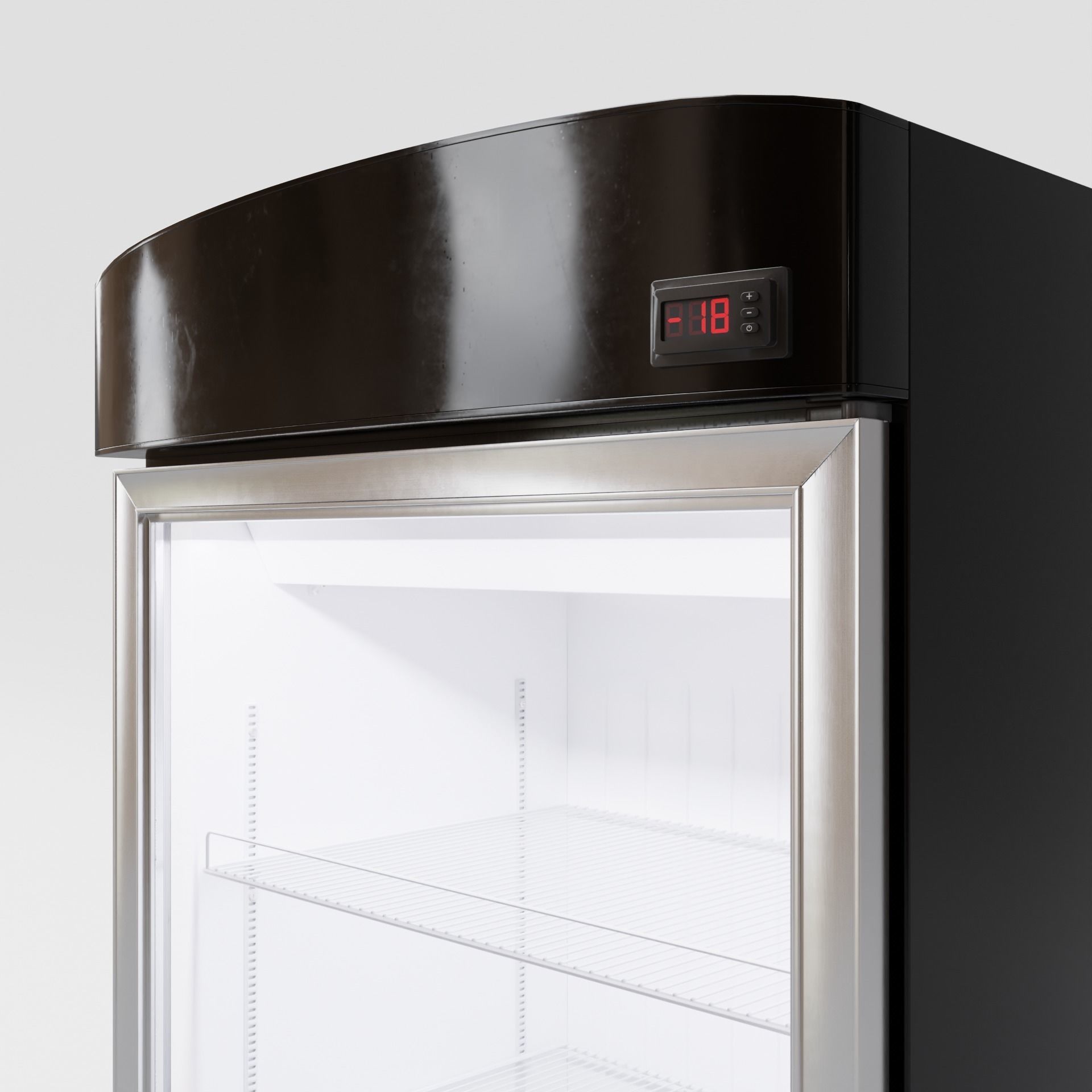 Vertical Fridge 001 3D model_9