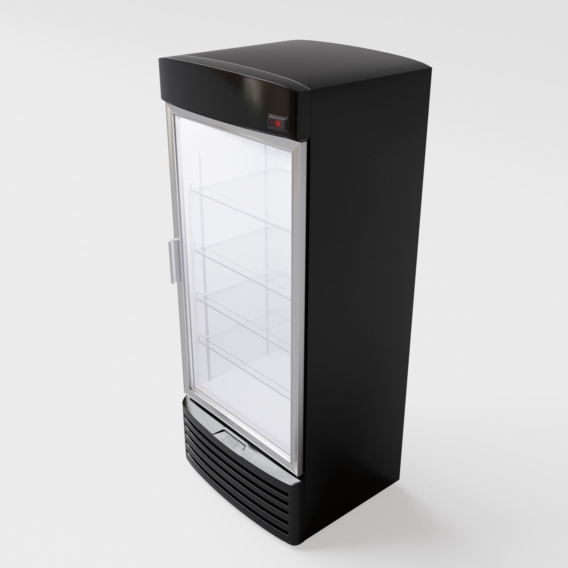 Vertical Fridge 001 3D model_8