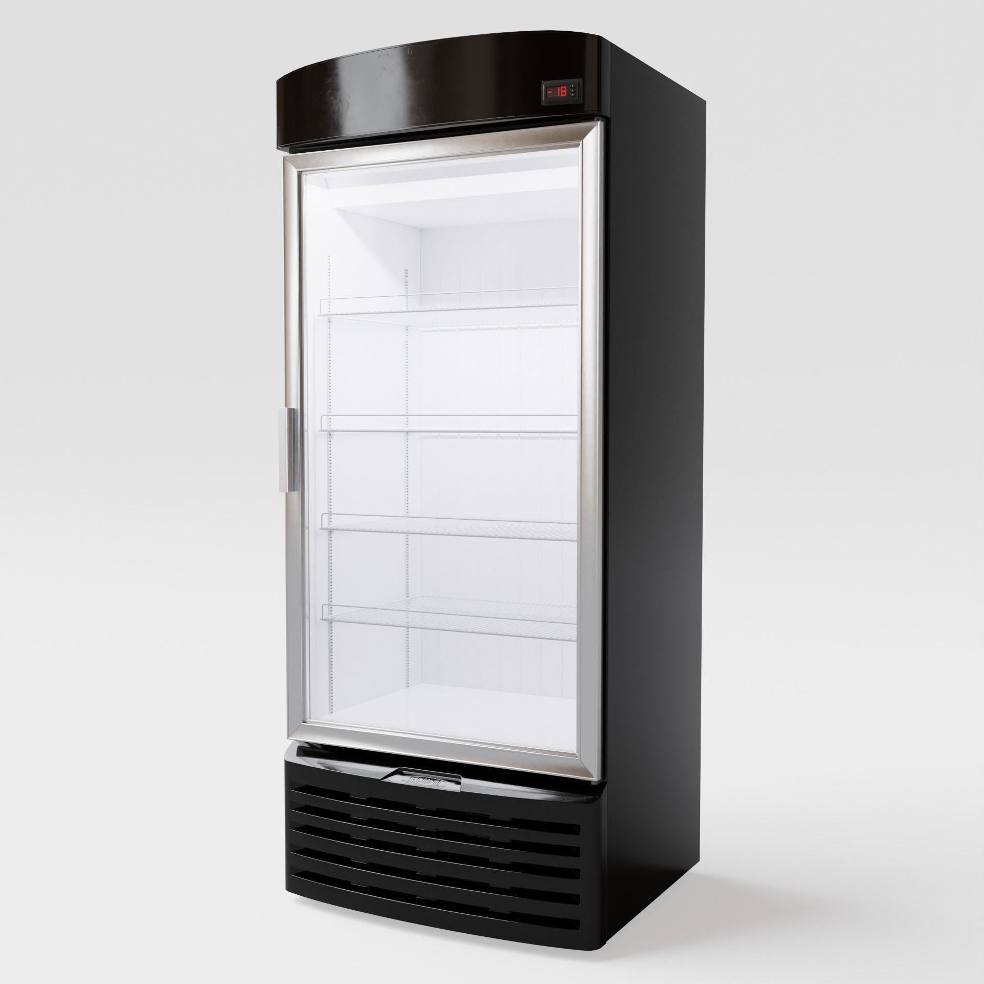 Vertical Fridge 001 3D model_2
