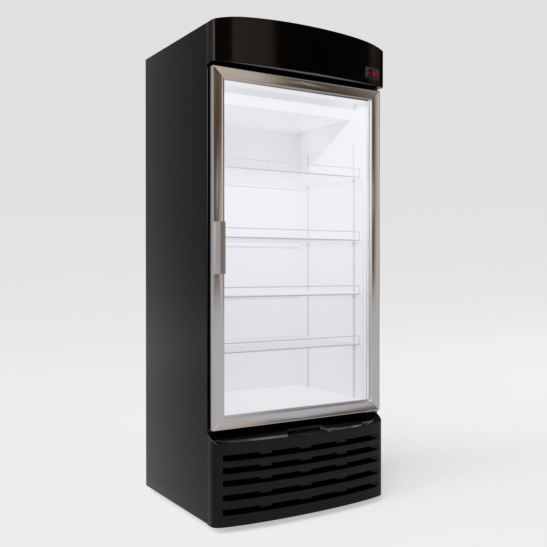 Vertical Fridge 001 3D model_3