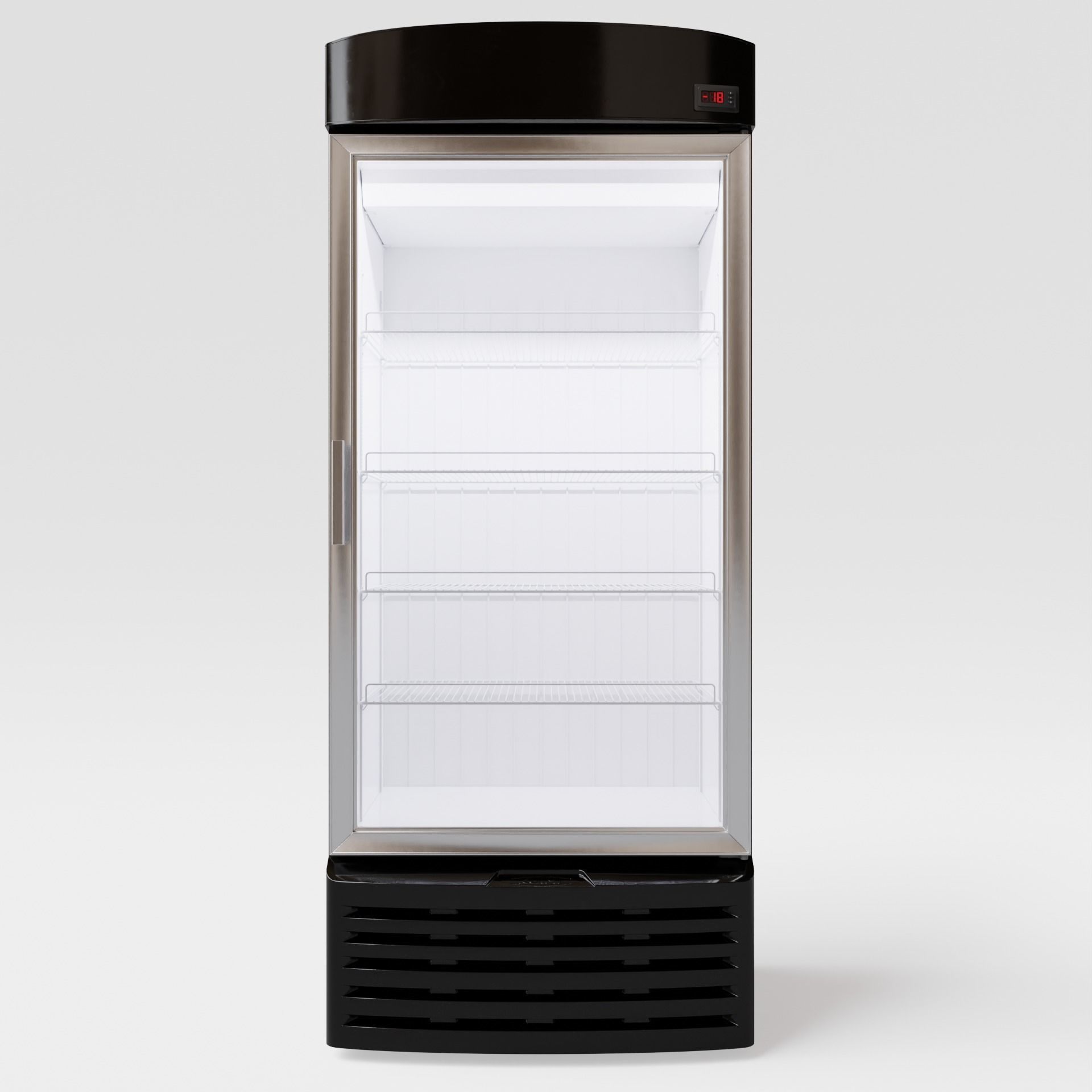 Vertical Fridge 001 3D model_5