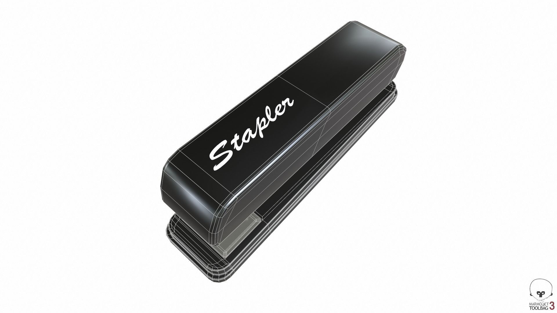 Low Poly Office Stapler Low-poly 3D model_9