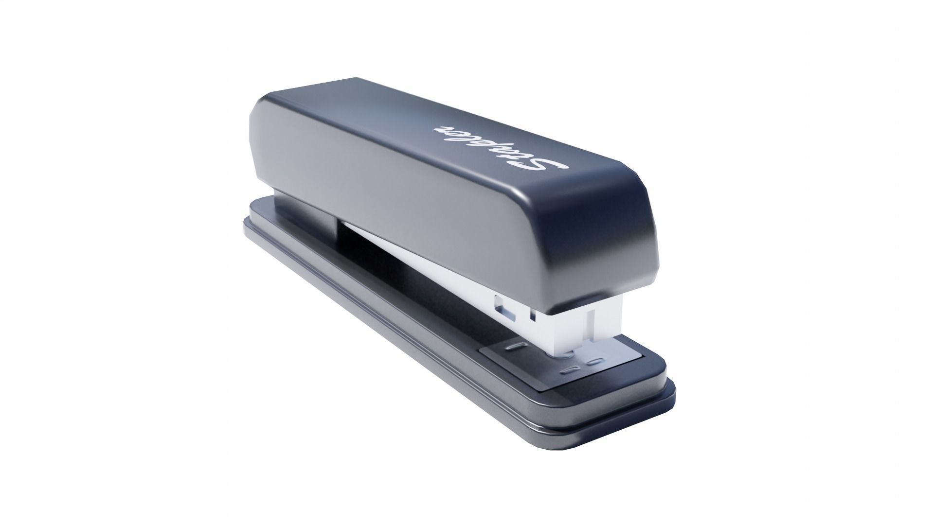 Low Poly Office Stapler Low-poly 3D model_4