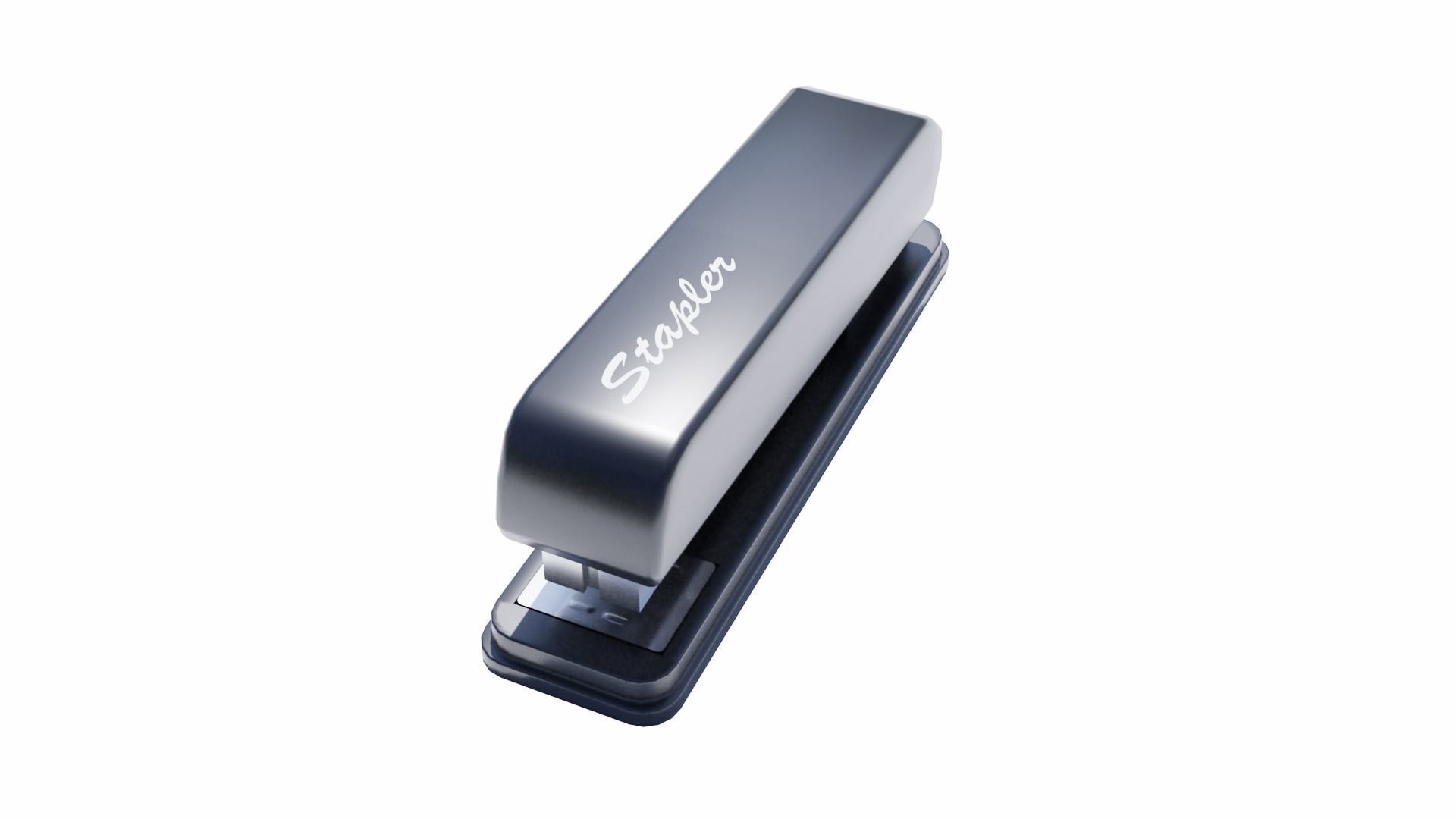 Low Poly Office Stapler Low-poly 3D model_6