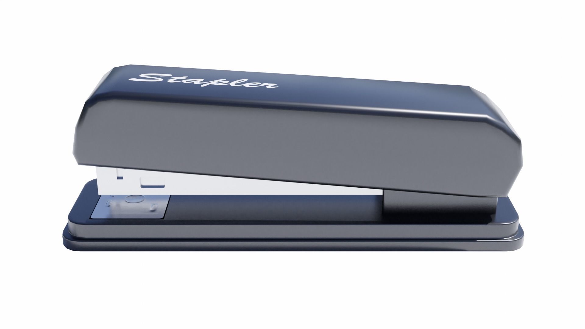 Low Poly Office Stapler Low-poly 3D model_5