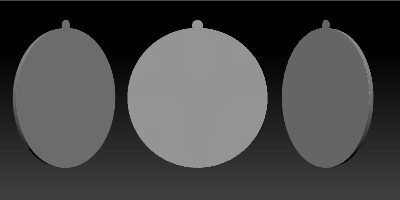 Elephant pendant Jewelry 3D print model_25