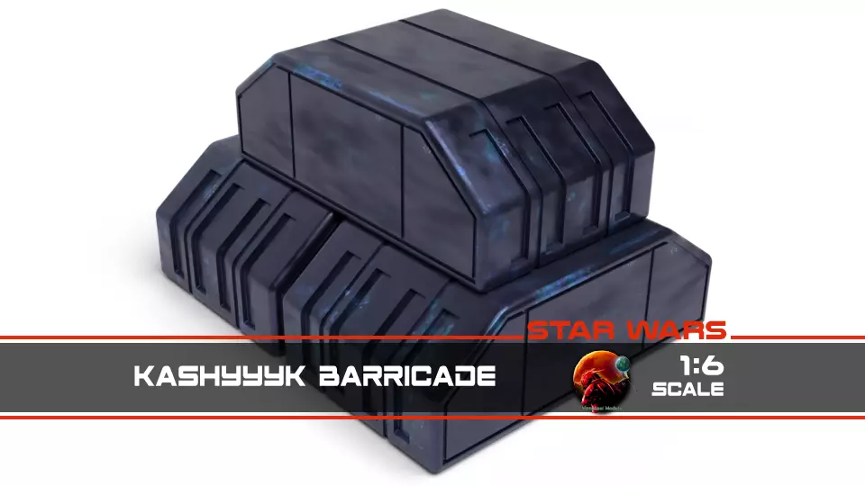 Imperial Hangar Crate 1-6 scale Hottoys  Free 3D print model_0