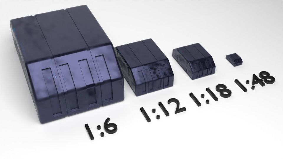 Imperial Hangar Crate 1-18 scale Kenner Hasbro Free 3D print model_6