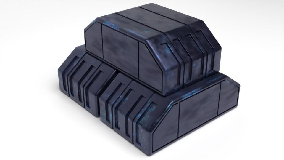 Imperial Hangar Crate 1-18 scale Kenner Hasbro Free 3D print model_5