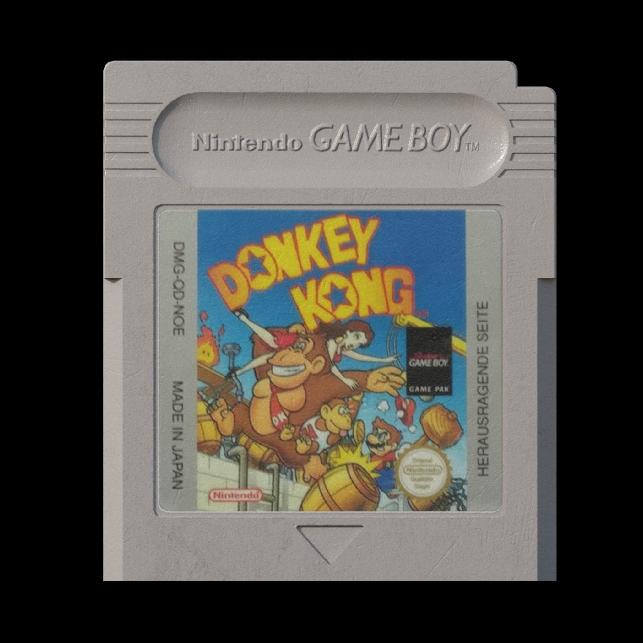 Nintendo Gameboy Cartridges Low-poly 3D model_9