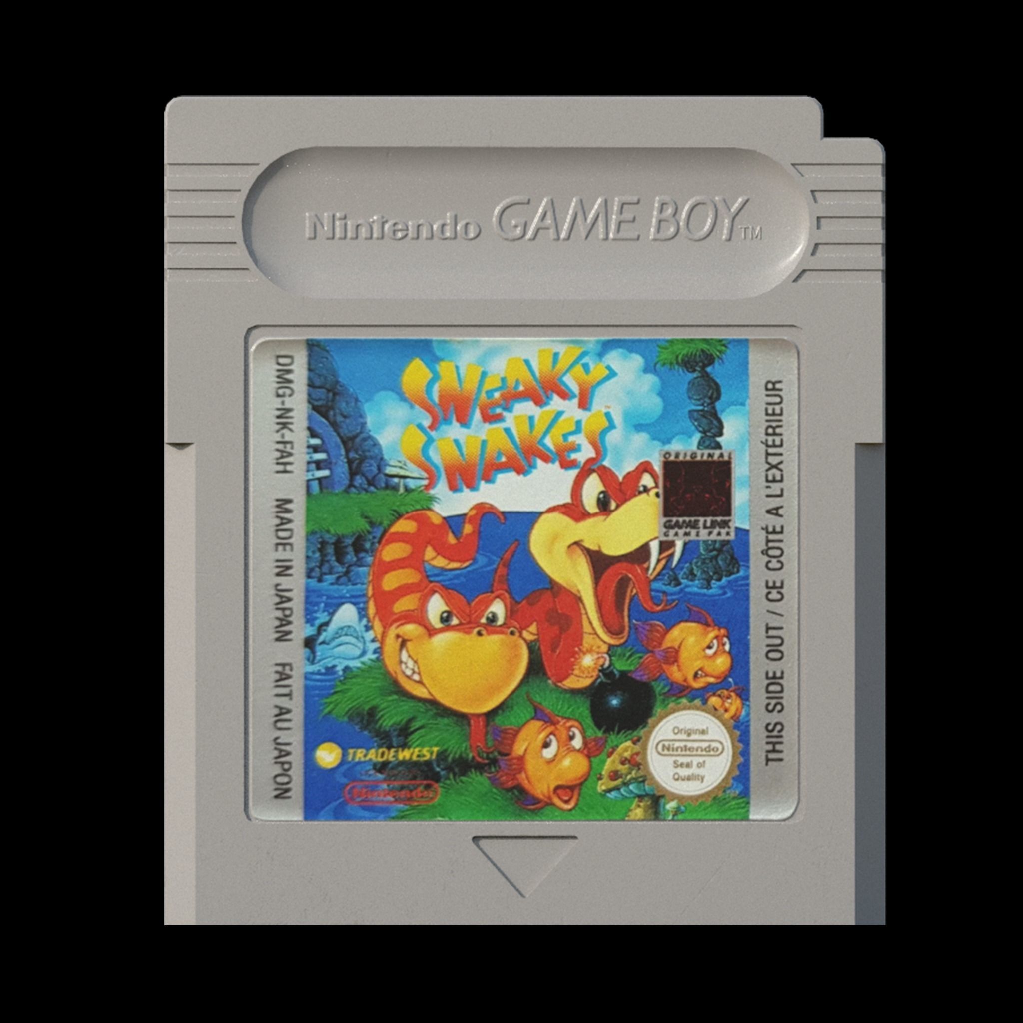 Nintendo Gameboy Cartridges Low-poly 3D model_8