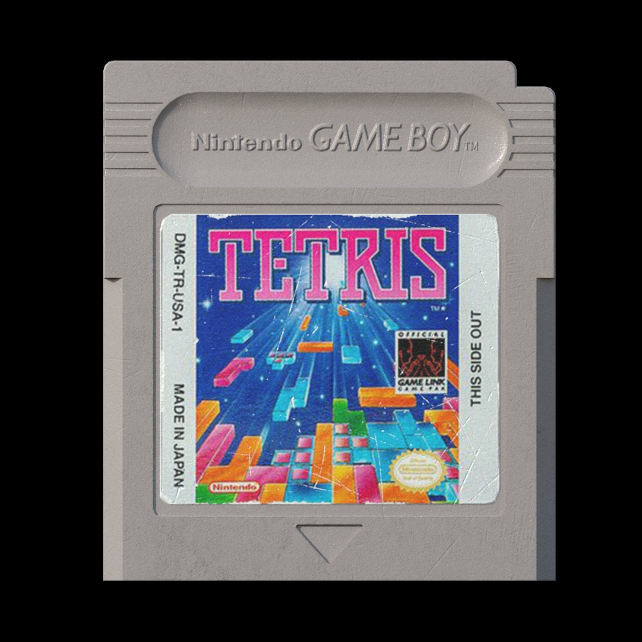 Nintendo Gameboy Cartridges Low-poly 3D model_5