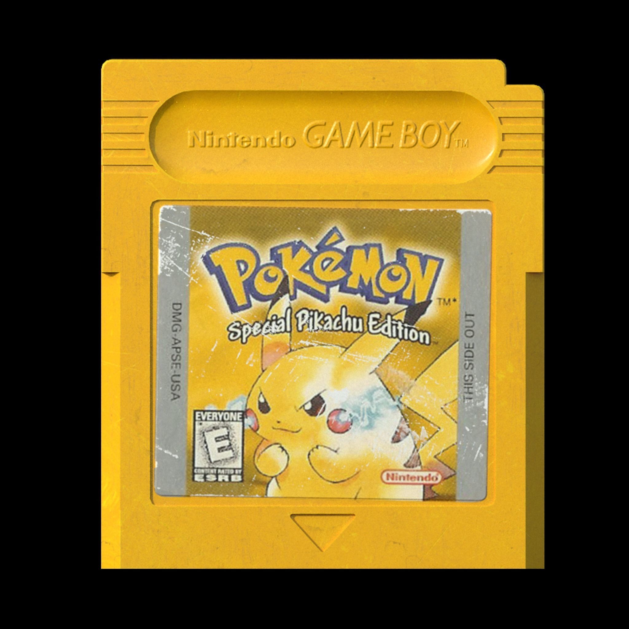 Nintendo Gameboy Cartridges Low-poly 3D model_2