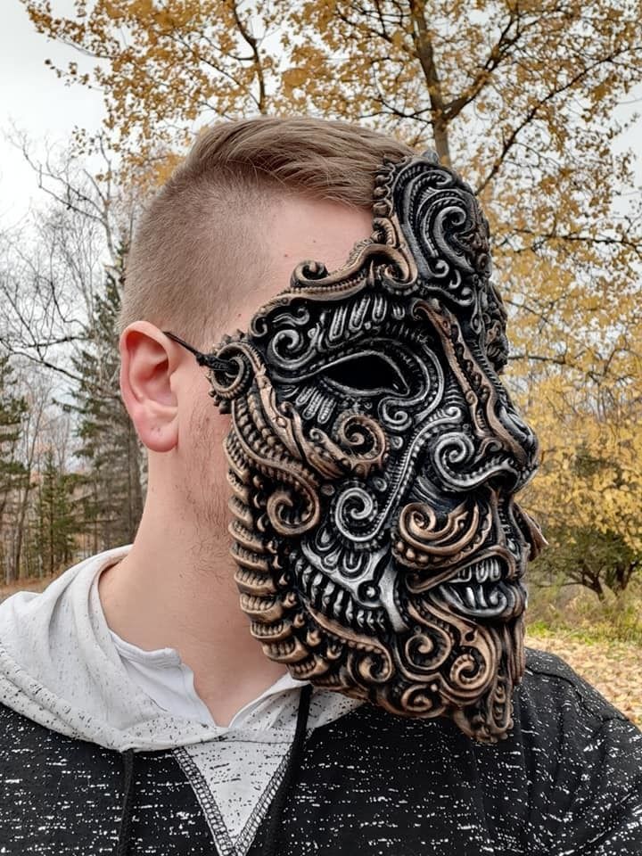 Dapper mask 3D print model_1