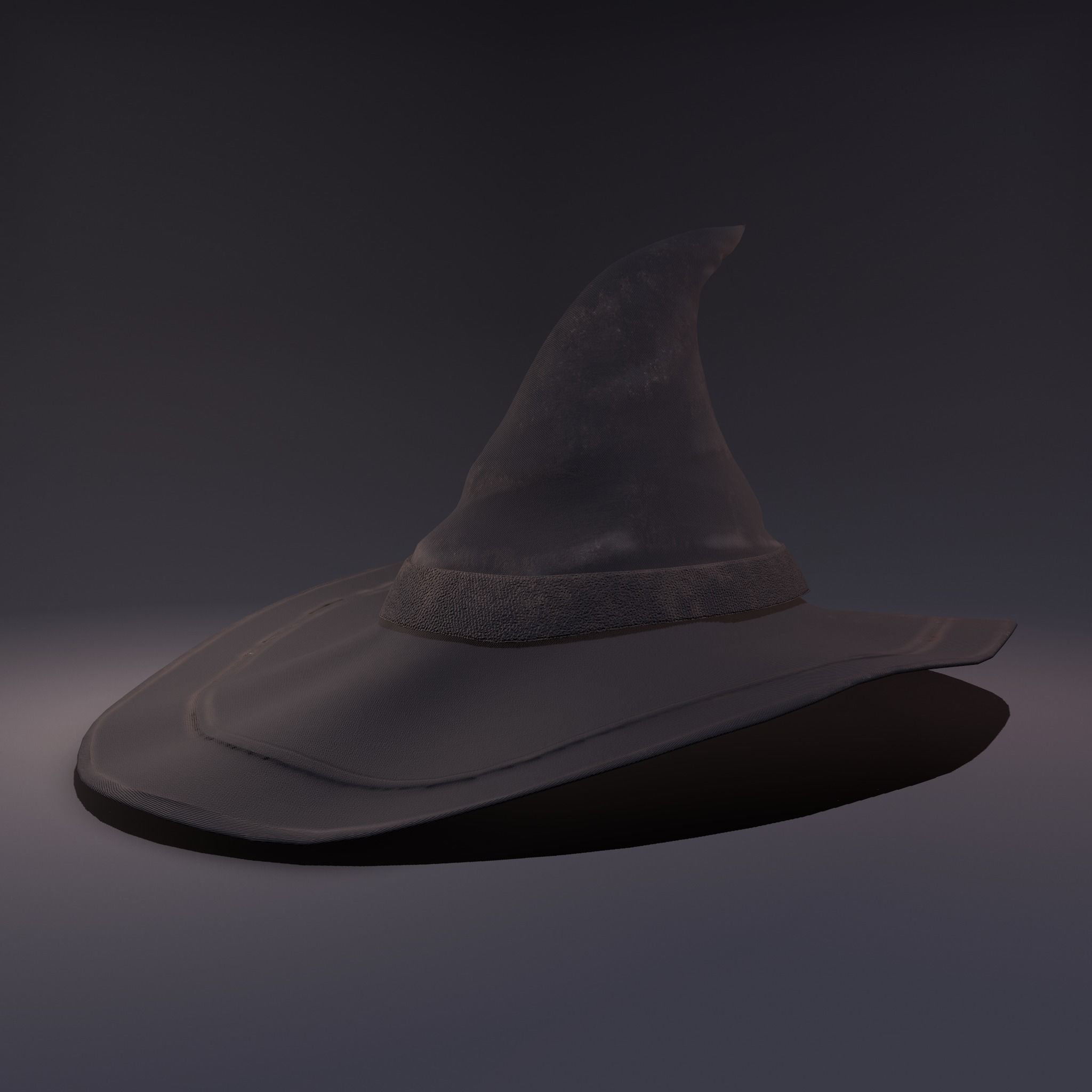 Witch Hat Low-poly 3D model_34