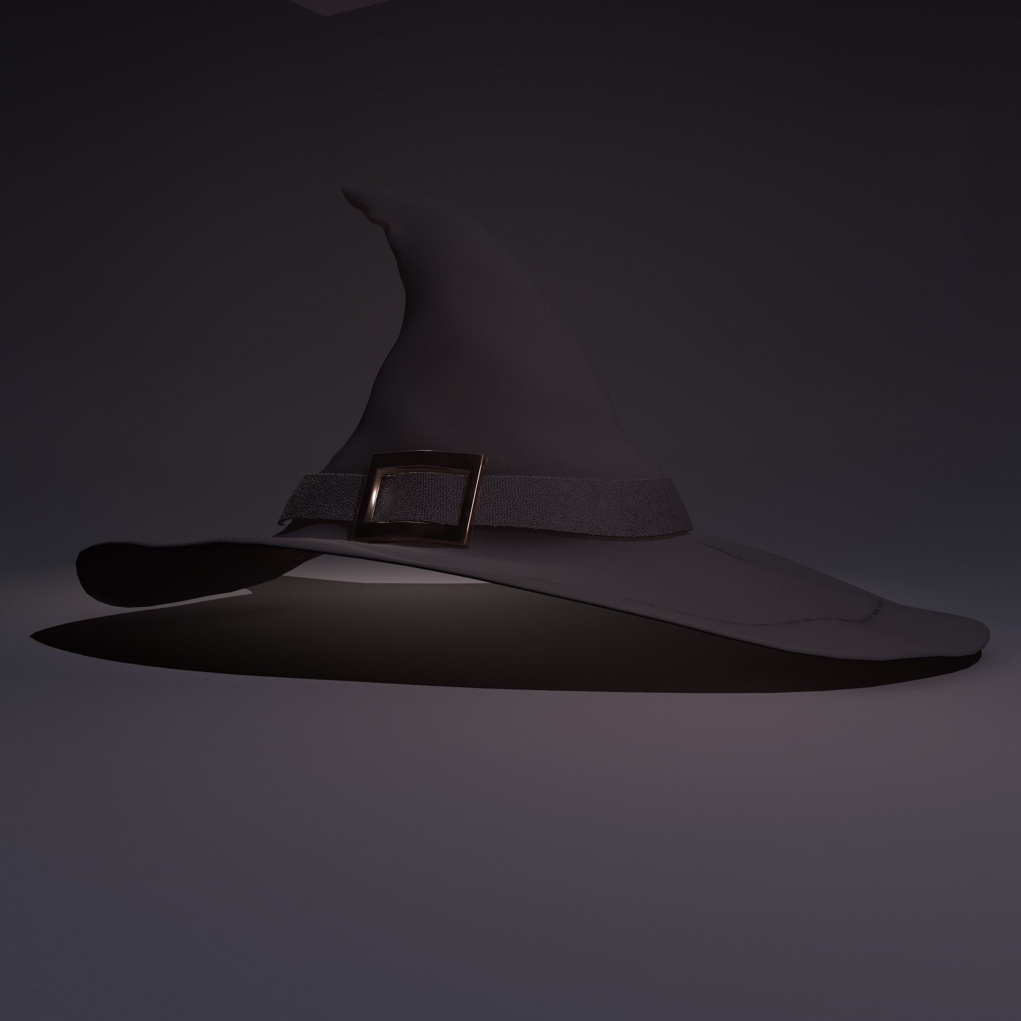 Witch Hat Low-poly 3D model_23