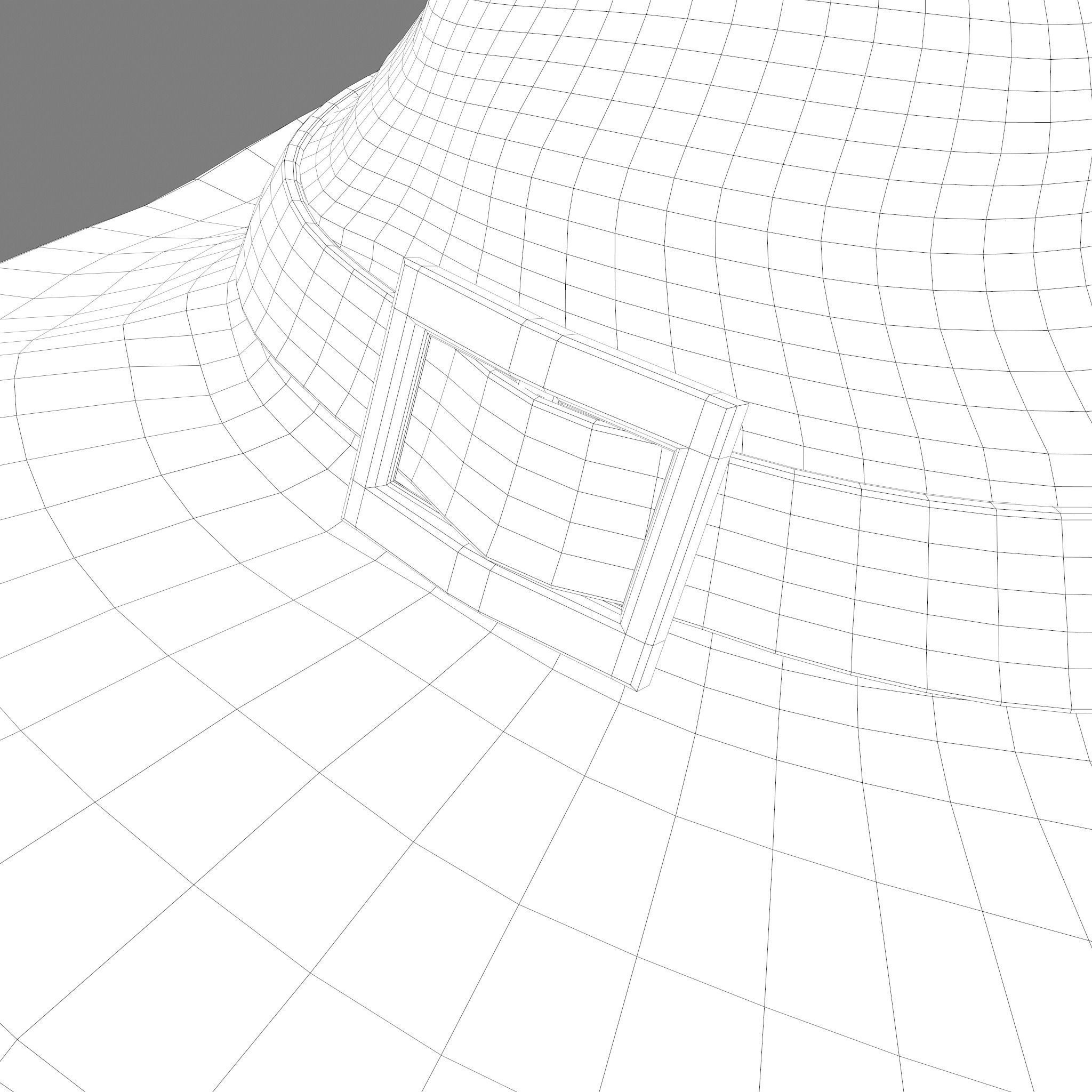 Witch Hat Low-poly 3D model_53