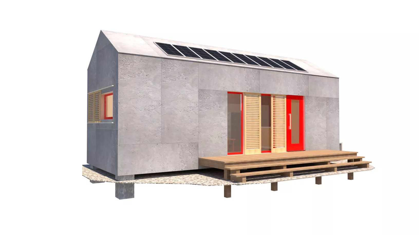Affordable Tiny house  3D model_0