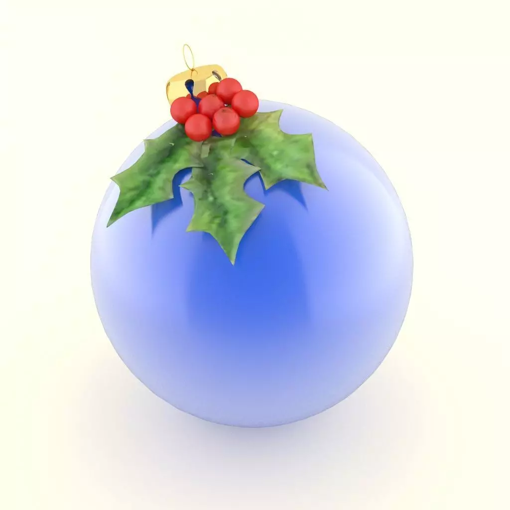 christmas ball 3D model_0
