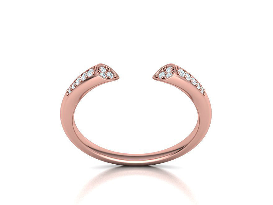 DAINTY STACKABLE DIAMOND BAND SOPHIA 3dmodel   3D print model_5