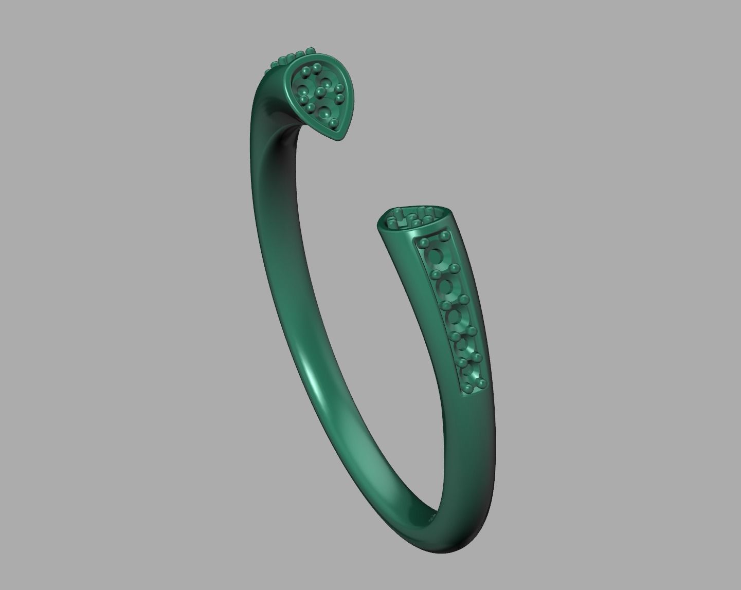 DAINTY STACKABLE DIAMOND BAND SOPHIA 3dmodel   3D print model_18