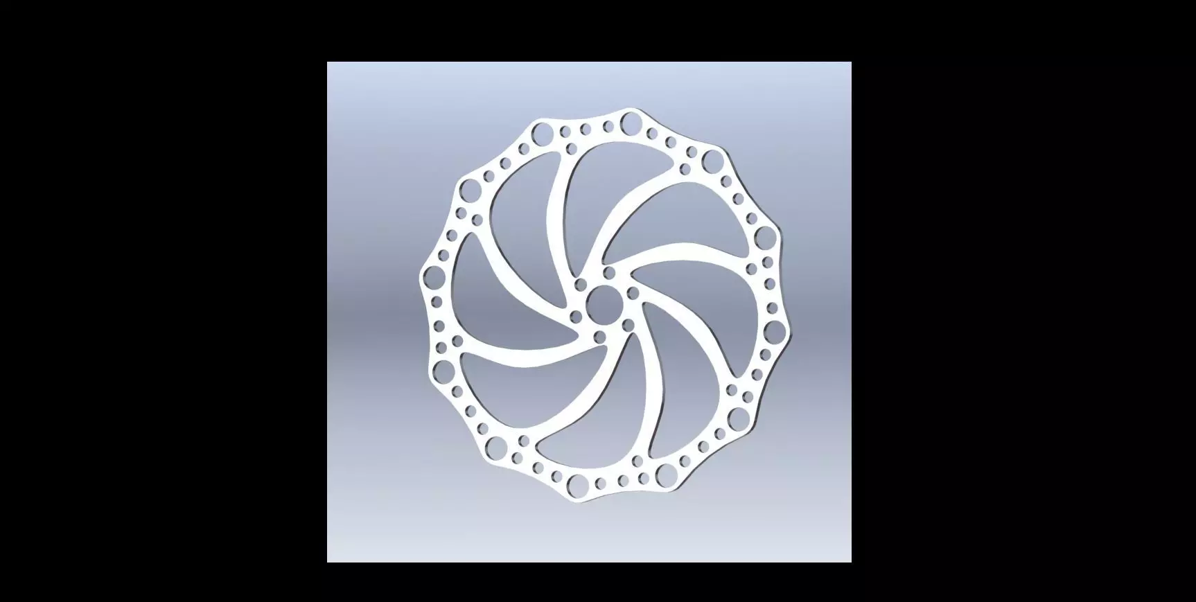 150mm BRAKE DISC CYCLE Free 3D model