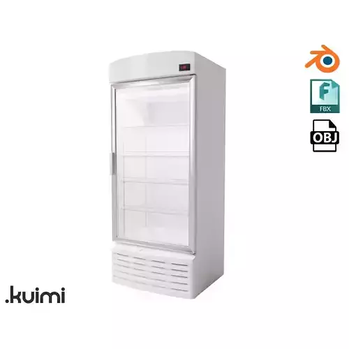 Vertical Fridge 002 3D model